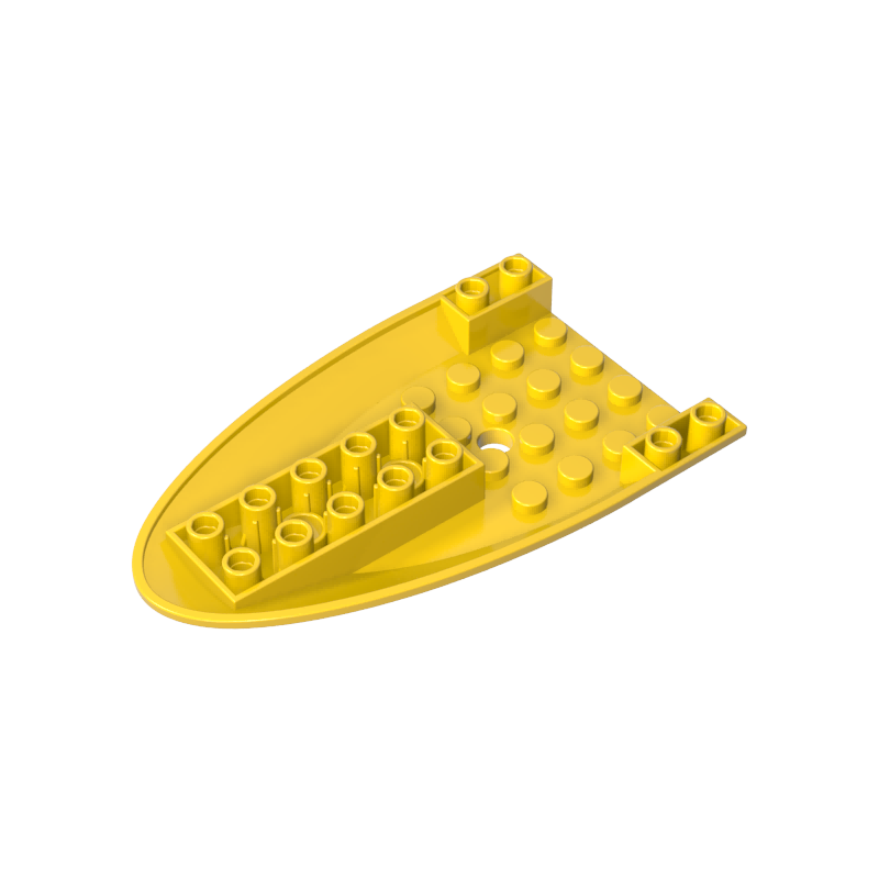 87611 | Aircraft Fuselage Forward Bottom Curved 6 x 10 with 3 Holes