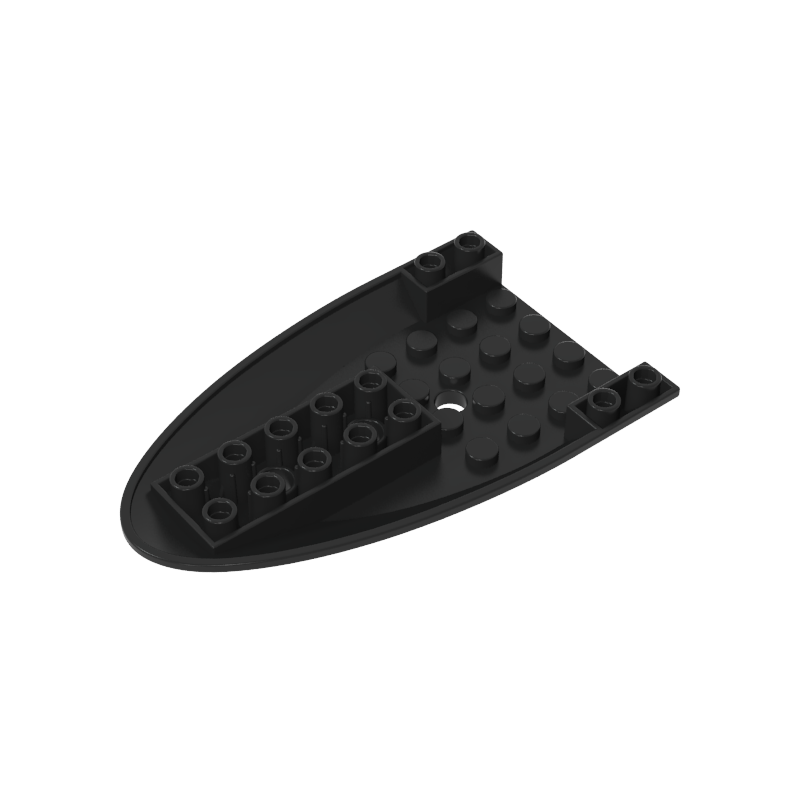 87611 | Aircraft Fuselage Forward Bottom Curved 6 x 10 with 3 Holes