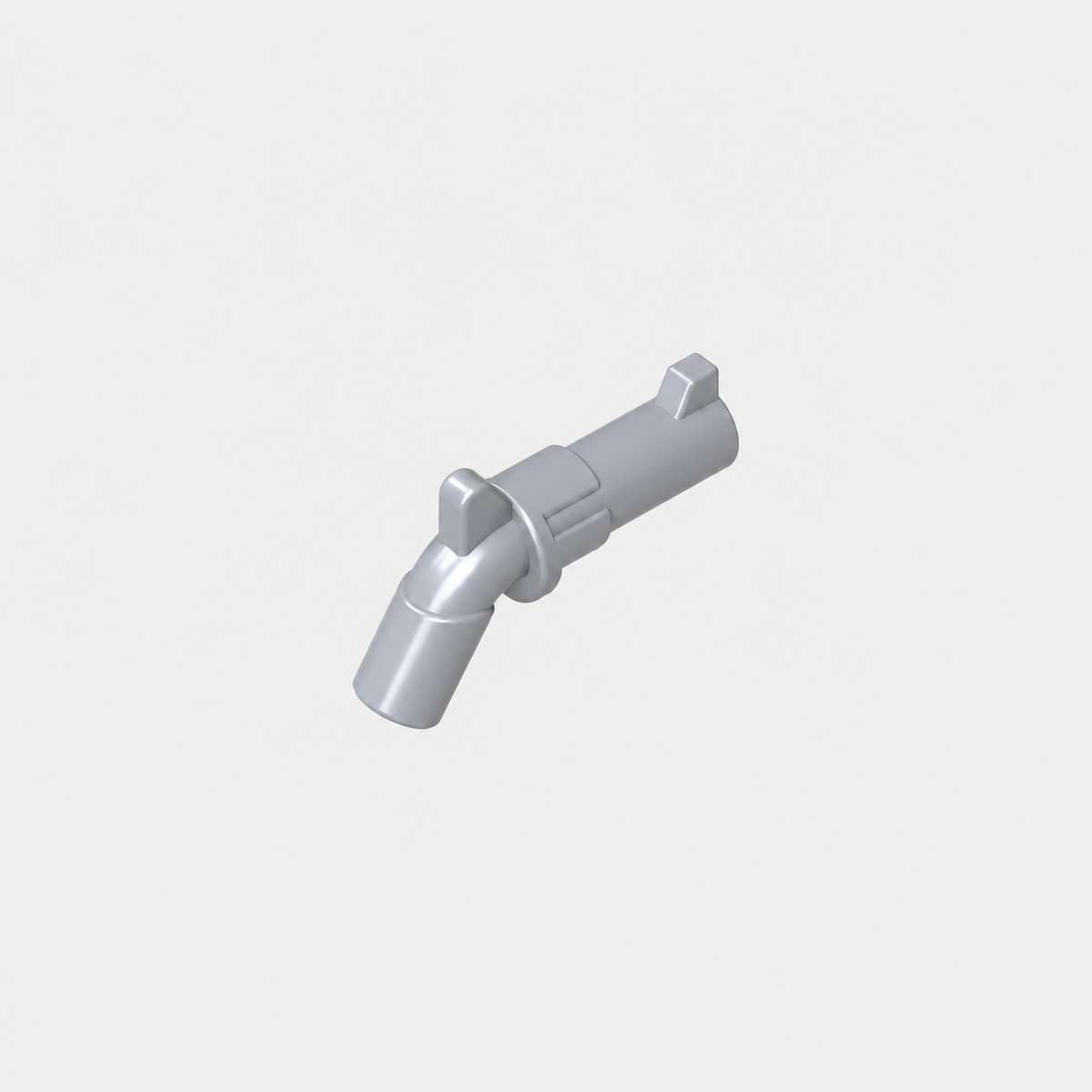 30132 | Weapon Gun, Pistol Revolver - Large Barrel and Solid Handle