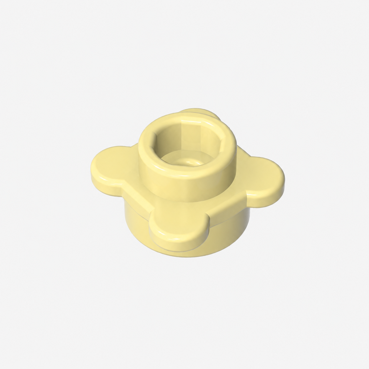 33291 | Plate, Round 1 x 1 with Flower Edge (4 Knobs / Petals)