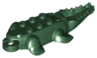 18904 | Alligator / Crocodile Body with 10 Bottom Teeth