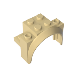 18974 | Vehicle, Mudguard 4 x 2 1/2 x 2 1/3 with Arch Round