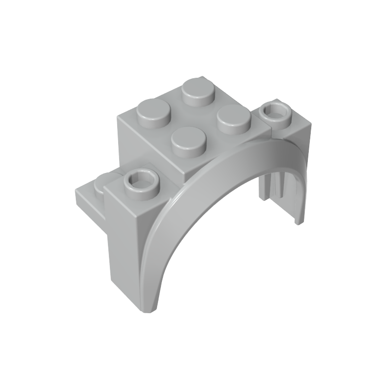 18974 | Vehicle, Mudguard 4 x 2 1/2 x 2 1/3 with Arch Round