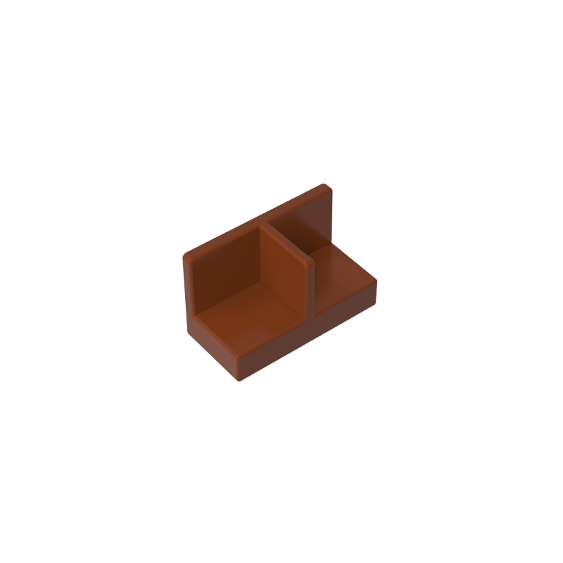 93095 | Panel 1 x 2 x 1 with Rounded Corners and Center Divider