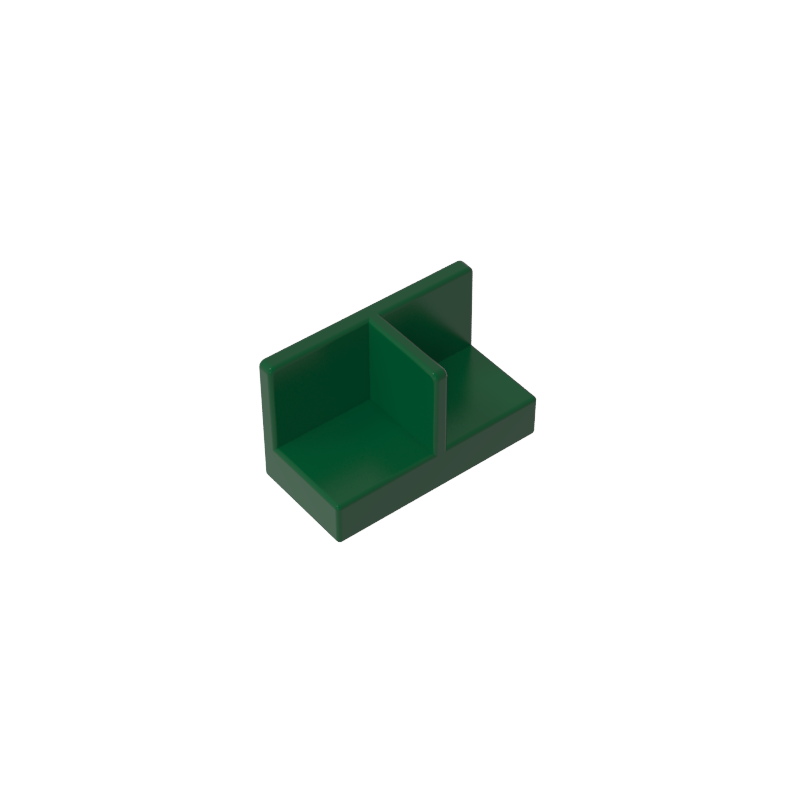 93095 | Panel 1 x 2 x 1 with Rounded Corners and Center Divider