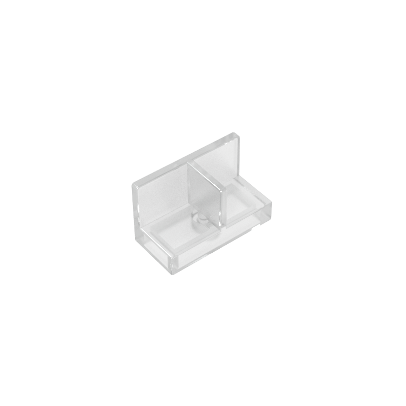 93095 | Panel 1 x 2 x 1 with Rounded Corners and Center Divider