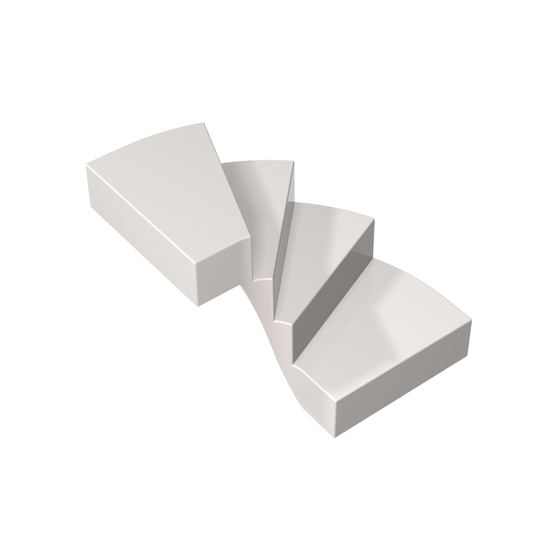 28466 | Stairs 6 x 6 x 4 Curved