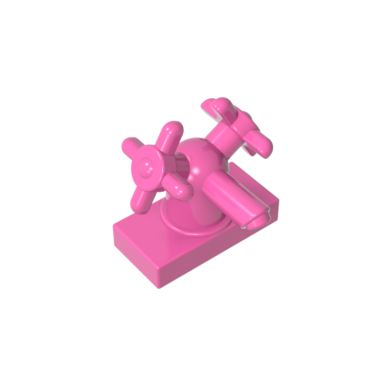 6936 | Tap 1 x 2 with Dual Handles, Large / Sink Faucet