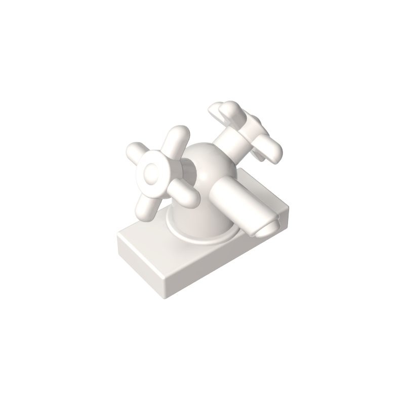 6936 | Tap 1 x 2 with Dual Handles, Large / Sink Faucet