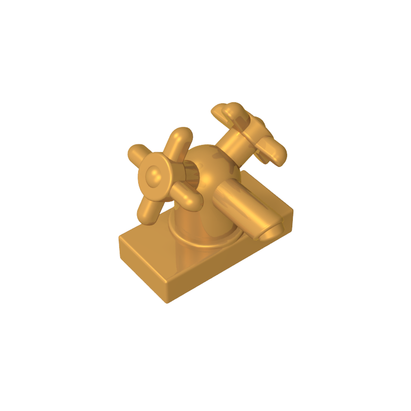 6936 | Tap 1 x 2 with Dual Handles, Large / Sink Faucet