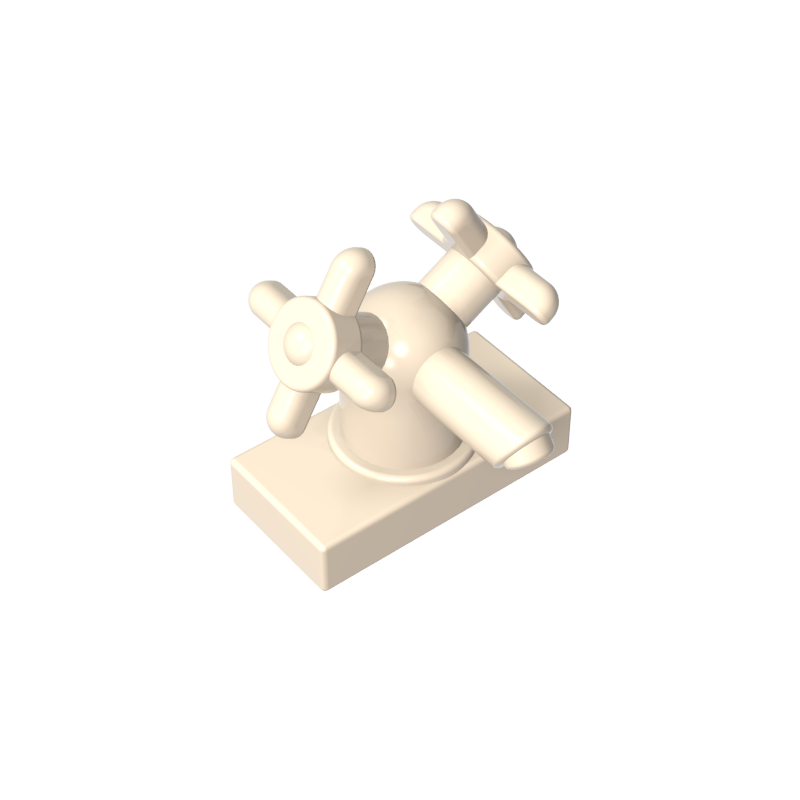 6936 | Tap 1 x 2 with Dual Handles, Large / Sink Faucet