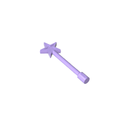 6124 | Figure, Utensil Magic Wand with Star