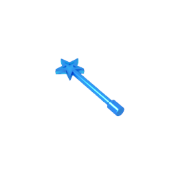 6124 | Figure, Utensil Magic Wand with Star