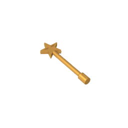 6124 | Figure, Utensil Magic Wand with Star