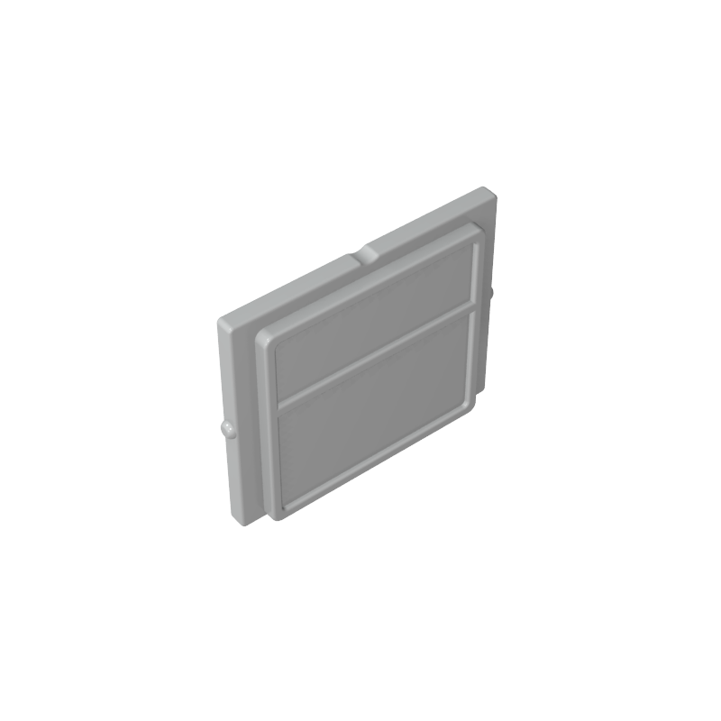 4034 | Glass for Train Window 1 x 4 x 3