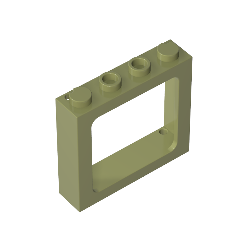 6556 | Window 1 x 4 x 3 Train - 2 Hollow Studs and 2 Solid Studs