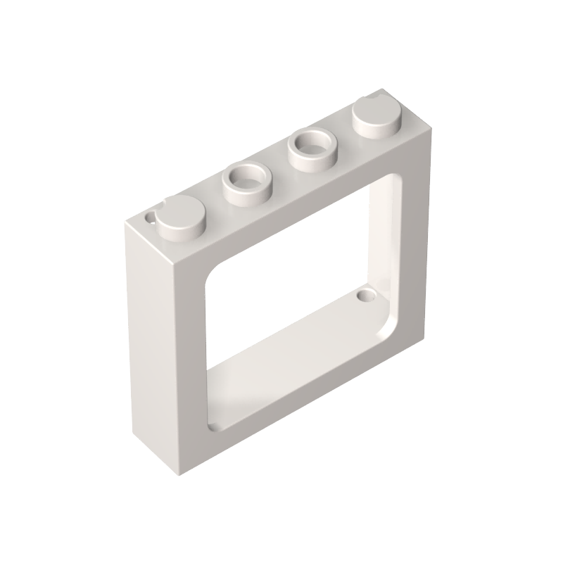 6556 | Window 1 x 4 x 3 Train - 2 Hollow Studs and 2 Solid Studs