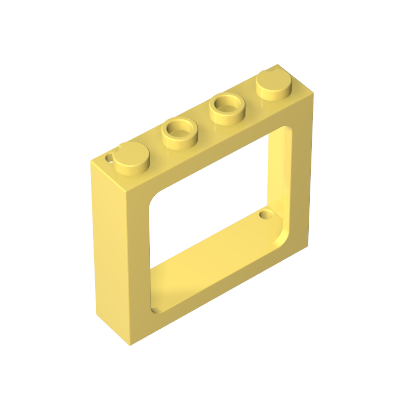6556 | Window 1 x 4 x 3 Train - 2 Hollow Studs and 2 Solid Studs