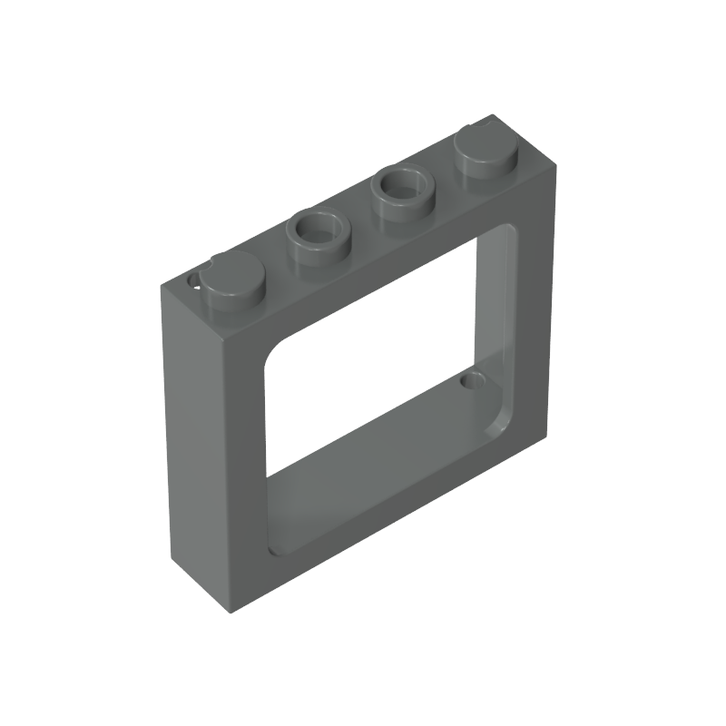 6556 | Window 1 x 4 x 3 Train - 2 Hollow Studs and 2 Solid Studs