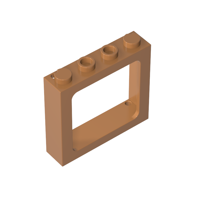 6556 | Window 1 x 4 x 3 Train - 2 Hollow Studs and 2 Solid Studs