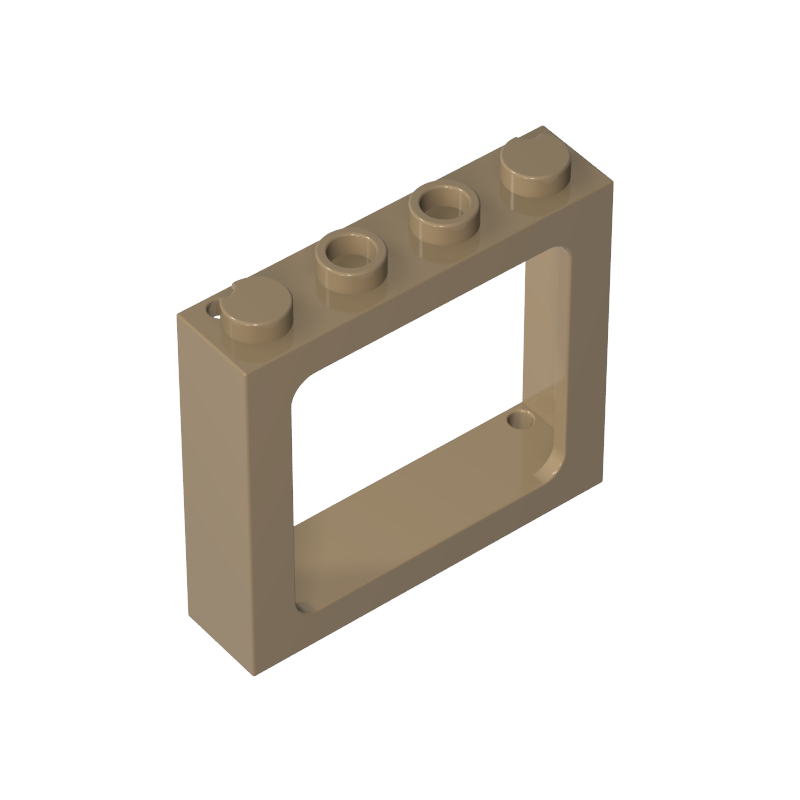 6556 | Window 1 x 4 x 3 Train - 2 Hollow Studs and 2 Solid Studs