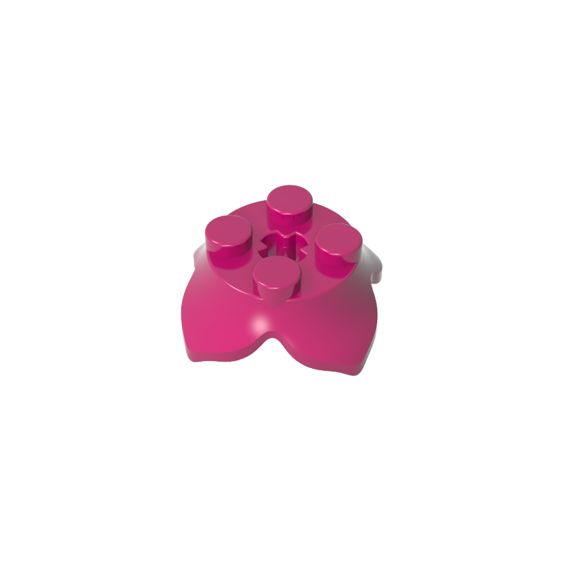 15469 | Plant Leaves 2 x 2 with 4 Petals and Axle Hole
