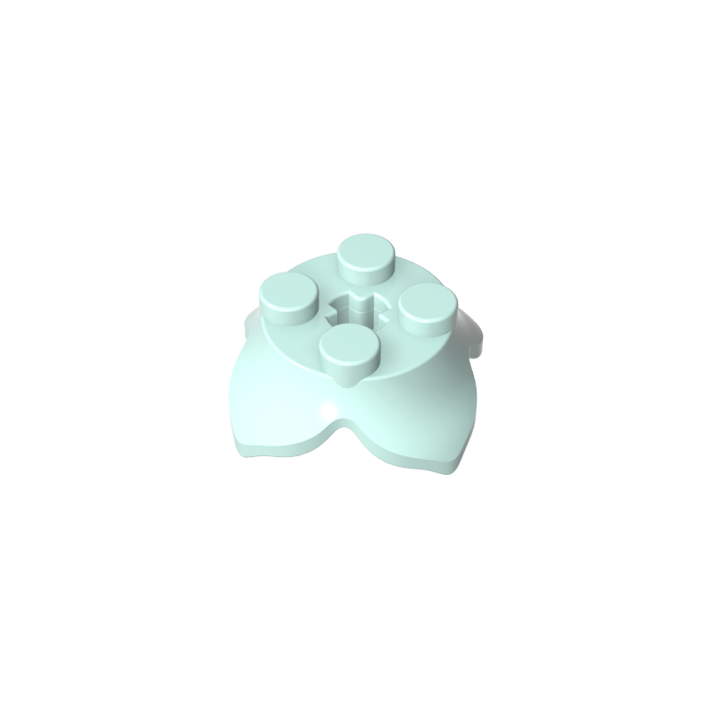 15469 | Plant Leaves 2 x 2 with 4 Petals and Axle Hole