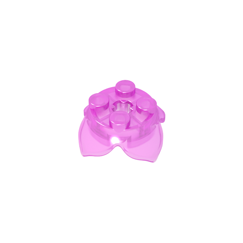 15469 | Plant Leaves 2 x 2 with 4 Petals and Axle Hole