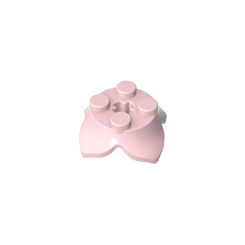 15469 | Plant Leaves 2 x 2 with 4 Petals and Axle Hole