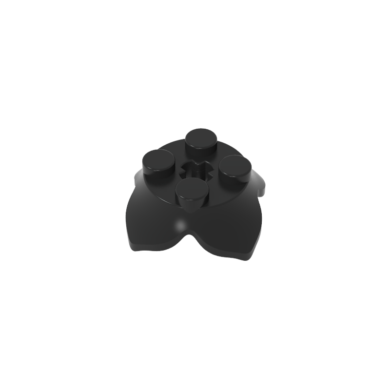 15469 | Plant Leaves 2 x 2 with 4 Petals and Axle Hole