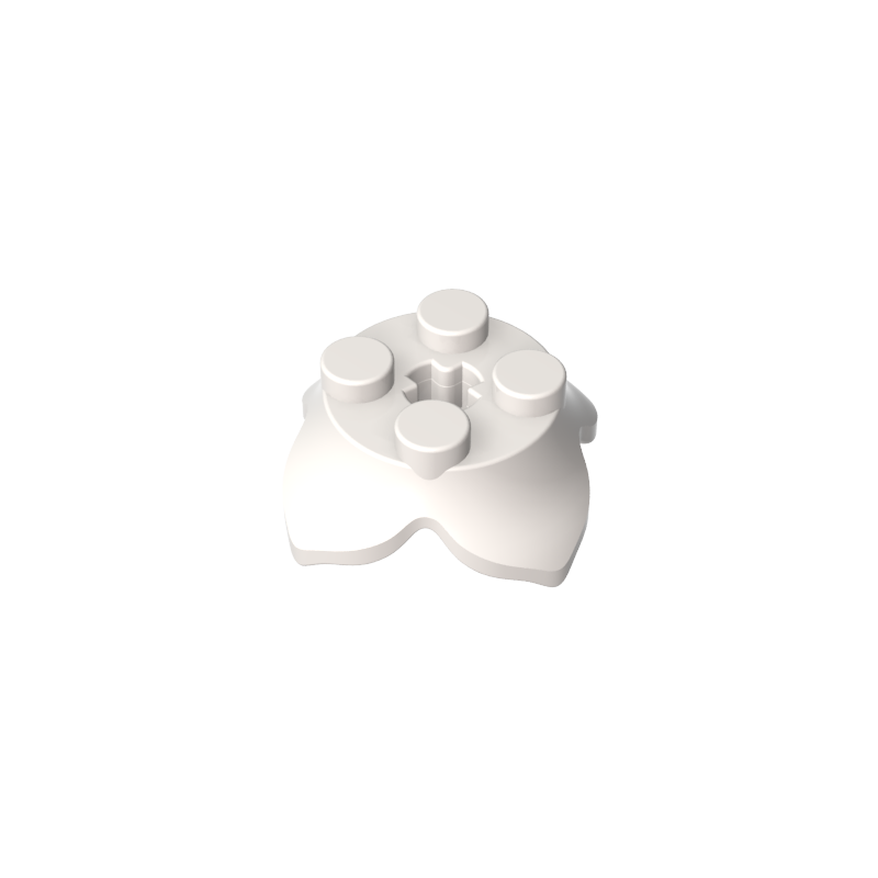 15469 | Plant Leaves 2 x 2 with 4 Petals and Axle Hole