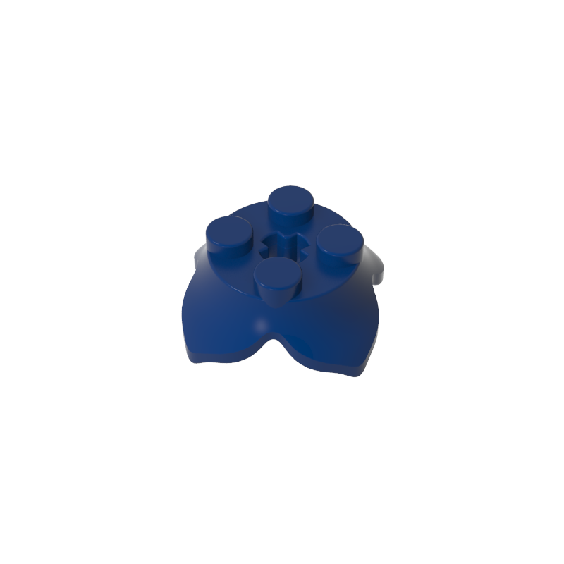 15469 | Plant Leaves 2 x 2 with 4 Petals and Axle Hole