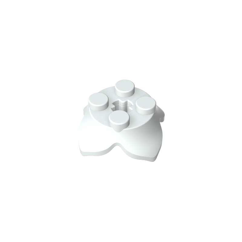 15469 | Plant Leaves 2 x 2 with 4 Petals and Axle Hole