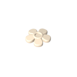 96483 | Friends Accessories Hair Decoration, Flower with Smooth Petals and Small Pin