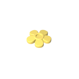 96483 | Friends Accessories Hair Decoration, Flower with Smooth Petals and Small Pin