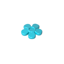 96483 | Friends Accessories Hair Decoration, Flower with Smooth Petals and Small Pin