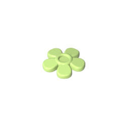 96483 | Friends Accessories Hair Decoration, Flower with Smooth Petals and Small Pin