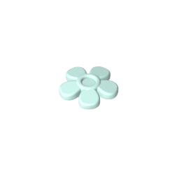 96483 | Friends Accessories Hair Decoration, Flower with Smooth Petals and Small Pin