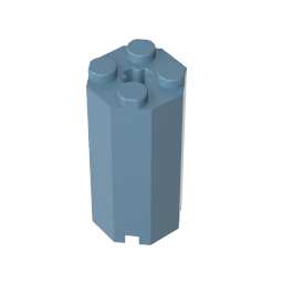 6037 | Brick, Modified Octagonal 2 x 2 x 3 1/3