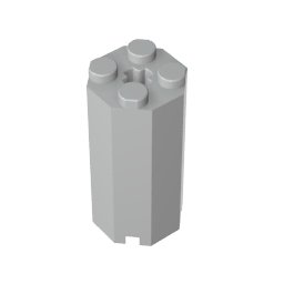 6037 | Brick, Modified Octagonal 2 x 2 x 3 1/3
