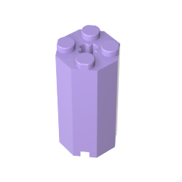 6037 | Brick, Modified Octagonal 2 x 2 x 3 1/3