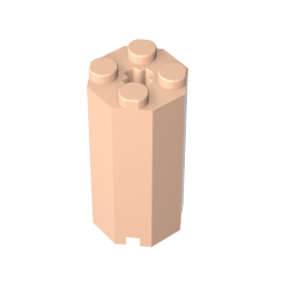 6037 | Brick, Modified Octagonal 2 x 2 x 3 1/3