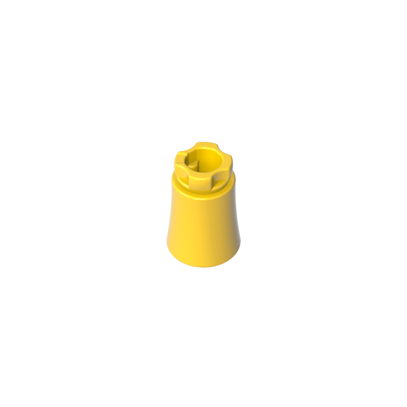 6135b | Plant, Tree Palm Trunk - Short Connector, Axle Hole with 2 Inside Prongs