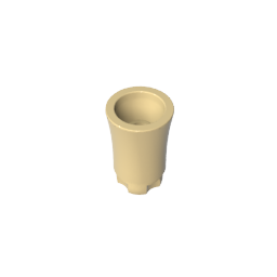 6135b | Plant, Tree Palm Trunk - Short Connector, Axle Hole with 2 Inside Prongs