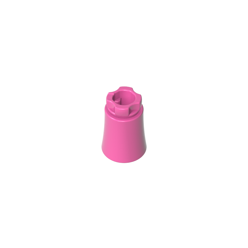 6135b | Plant, Tree Palm Trunk - Short Connector, Axle Hole with 2 Inside Prongs