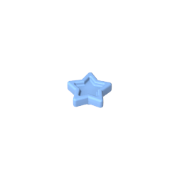 96489 | Friends Accessories Hair Decoration, Star with Small Pin