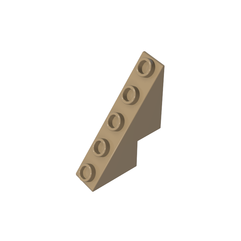 6044 | Slope 53 3 x 1 x 3 1/3 with Studs on Slope