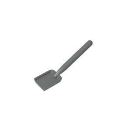 3837 | Utensil Shovel / Spade - Handle with Round End