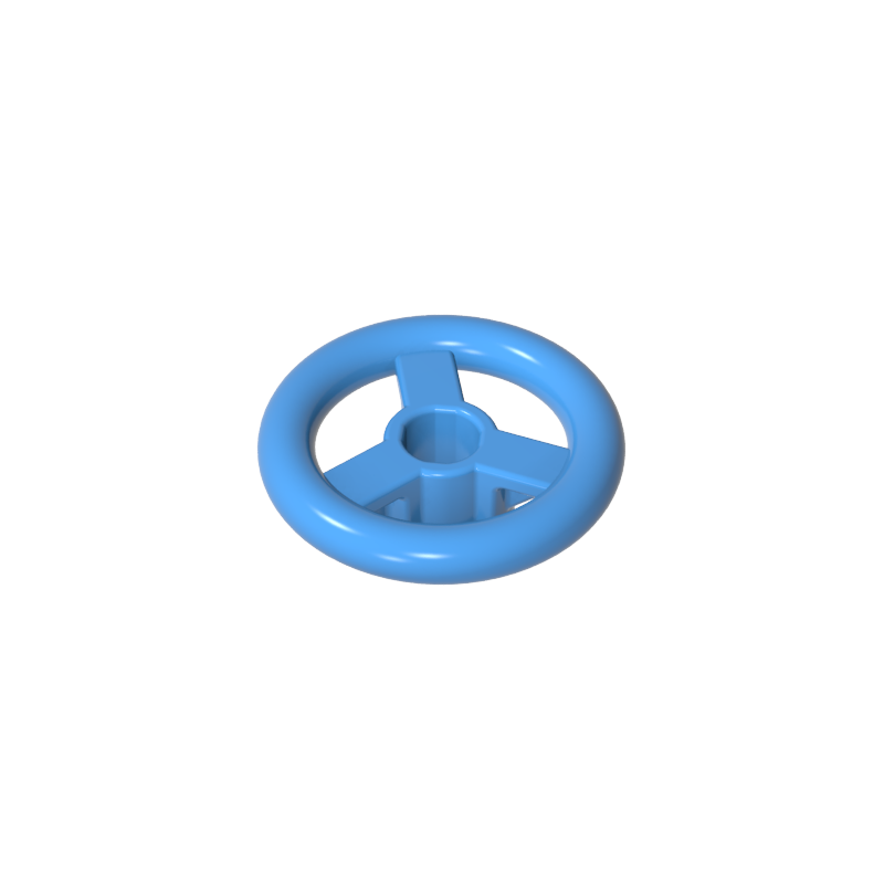 16091 | Vehicle, Steering Wheel Small, 2 Studs Diameter