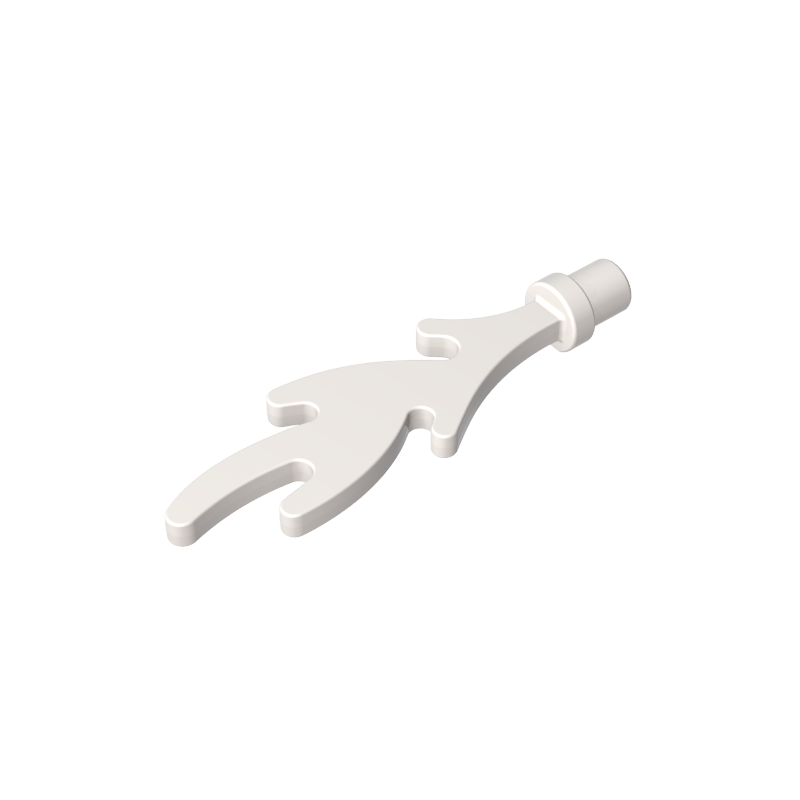 6126b | Wave Rounded Straight with Bar End (Castle Dragon Flame / Seaweed / Water)
